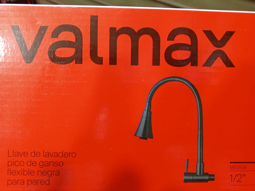 CAÑO FLEXIBLE NEGRO PARED CAMPANA VALMAX