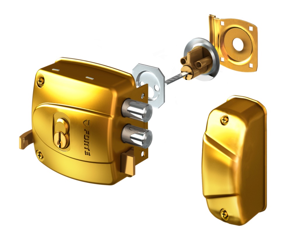 CHAPA FORTE 2 GOLPES BUNKER 230 DORADO