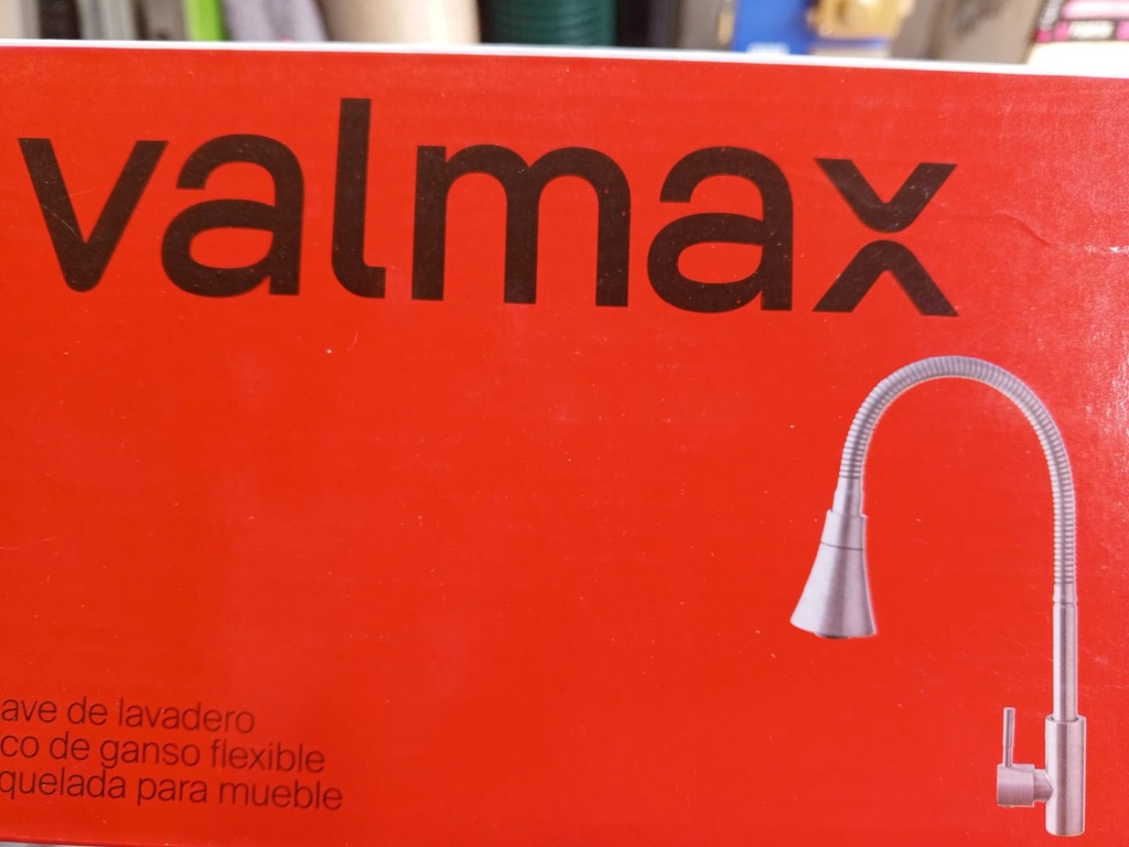 CAÑO FLEXIBLE MUEBLE CROMADO VALMAX