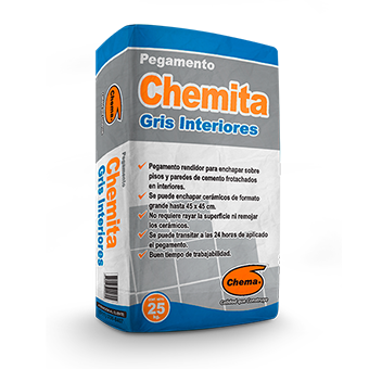 CHEMITA INTERIOR GRIS 25KL