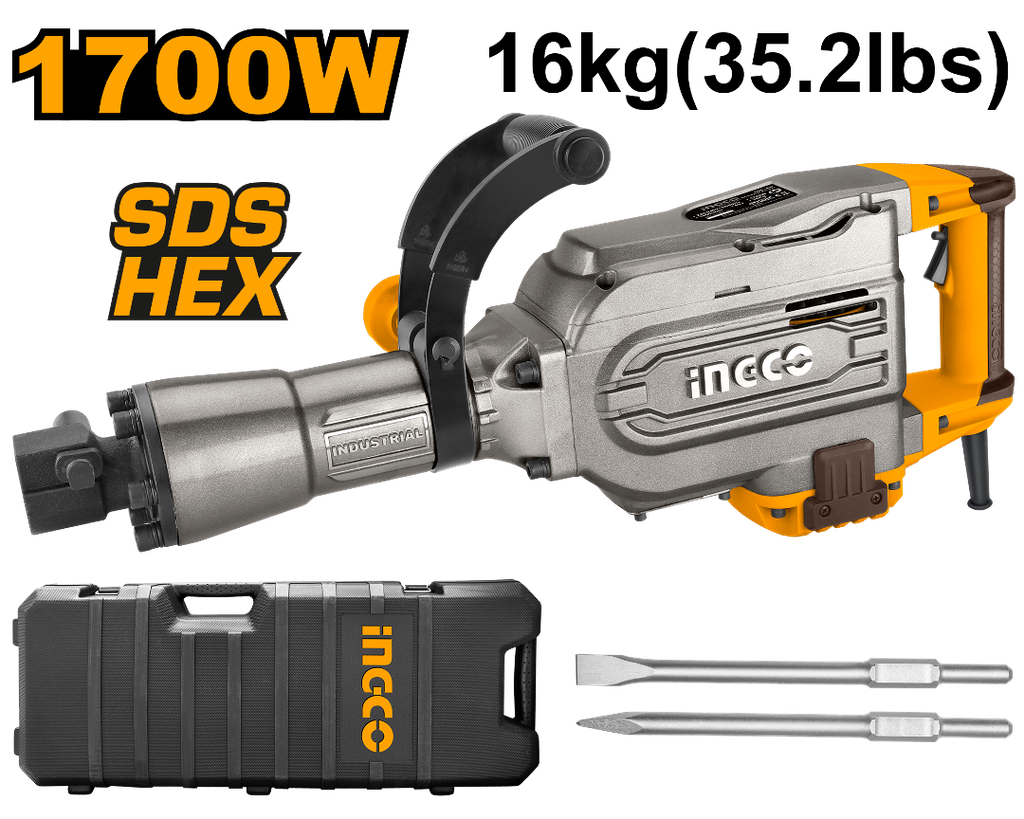DEMOLEDOR INGCO 1700WATT 45J 16KL PDB17008