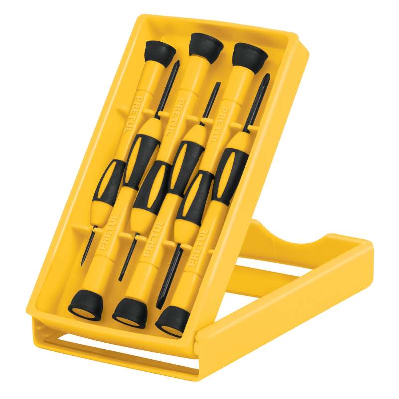 DESARMADOR JOYERO JUEGO 6PS PRETUL 21381