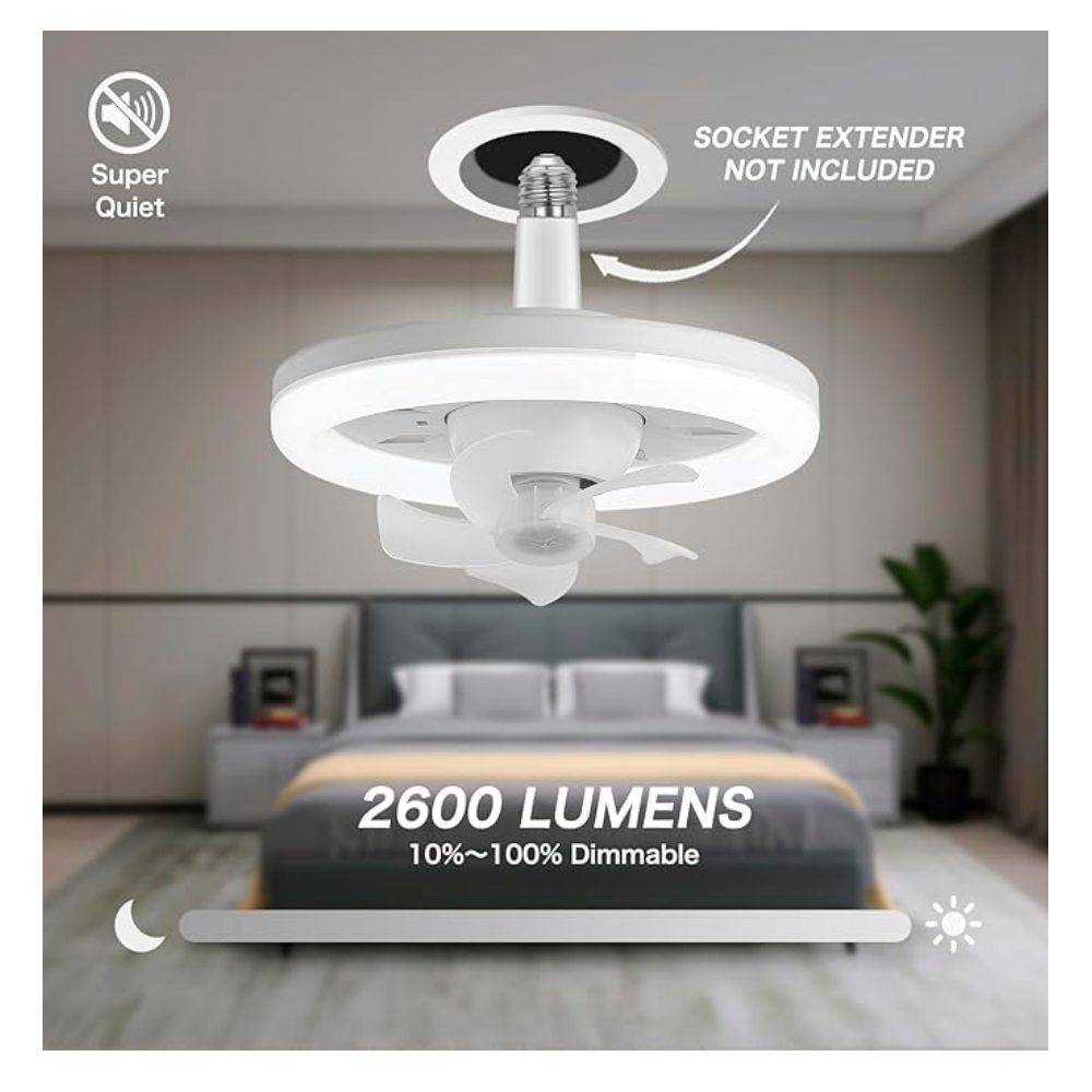 FOCO LED VENTILADOR 360 24W TRICOLOR HOME LIGHT
