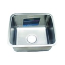 LAVADERO UNA POSA MONACO PESADO 39X37 ACERO