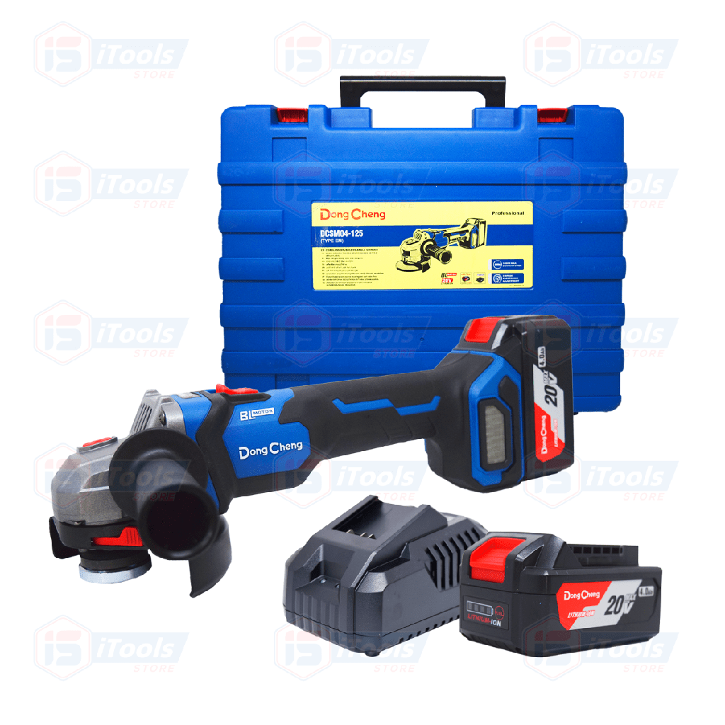 AMOLADORA DONG CHENG INALAMBRICO OMBRE MUERTO 20V 4AH DCSM04EM