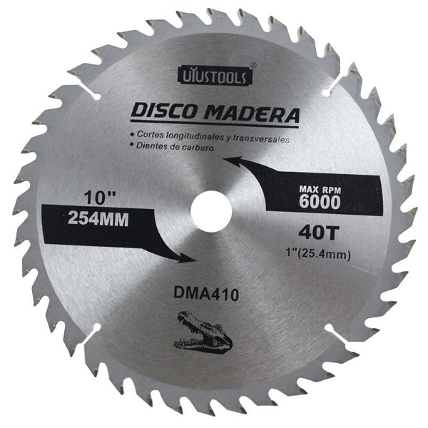 DISCO PARA MADERA 10'' DMA410 C&A 40T