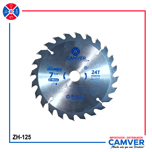 DISCO PARA MADERA 4.1/2 CAMVER 24TE