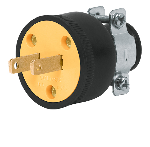 ENCHUFE PLANO S/TIERRA VOLTECK 15 AMP 46201