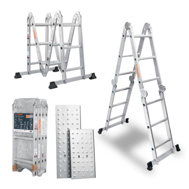 ESCALERA MULTIPOSICION C/PLATAFORMA 150KL KM2142 KAMASA