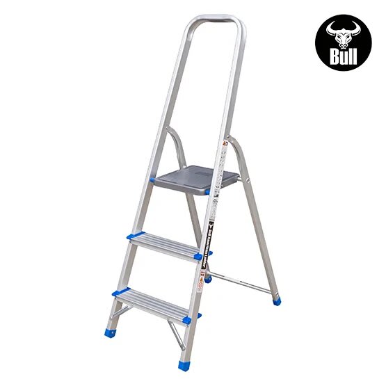 ESCALERA TIJERA 3 PASOS ALUMINIO 120KL WERKEN