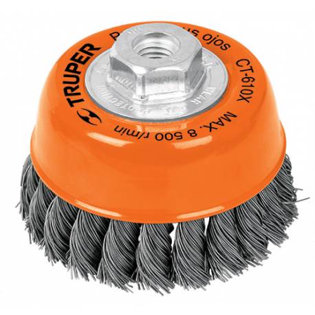 ESCOBILLA COPA TRUPER 4P'' TRENZADA 14185