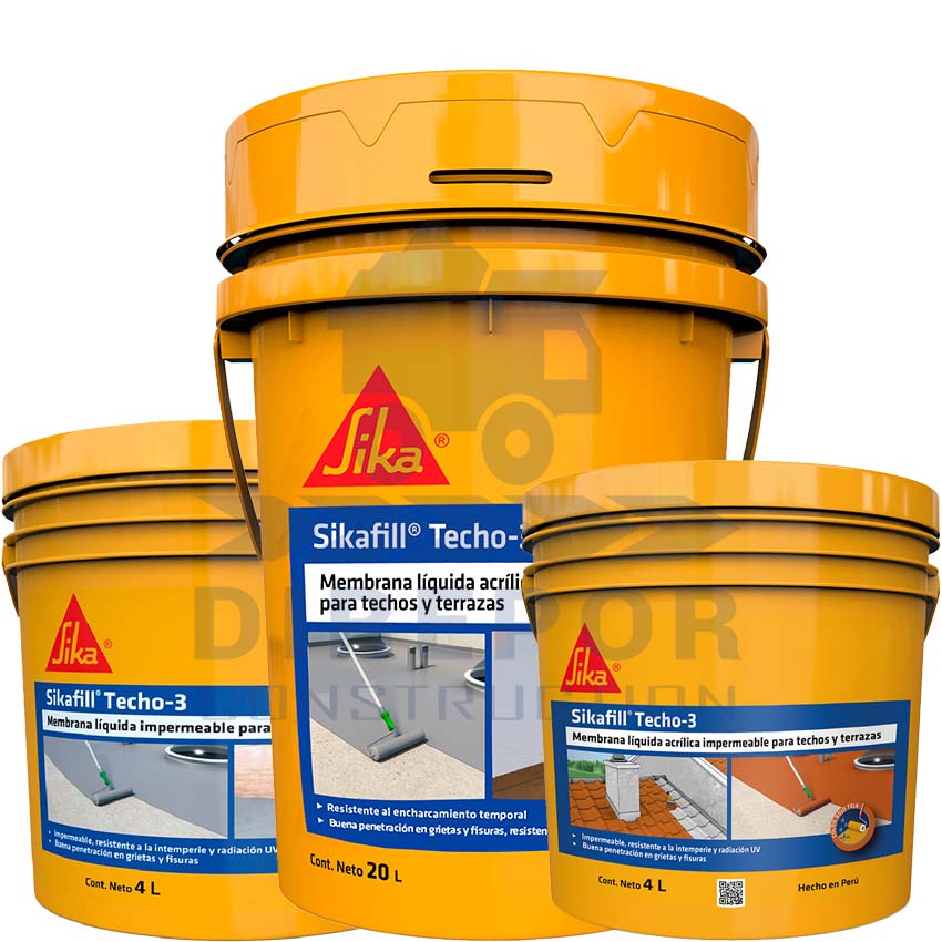 SIKA TECHO -3 GRIS 1GL