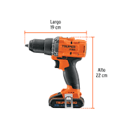 TALADRO TRUPER INALAMBRICO 20V 1/2 B LITHIUM 104187