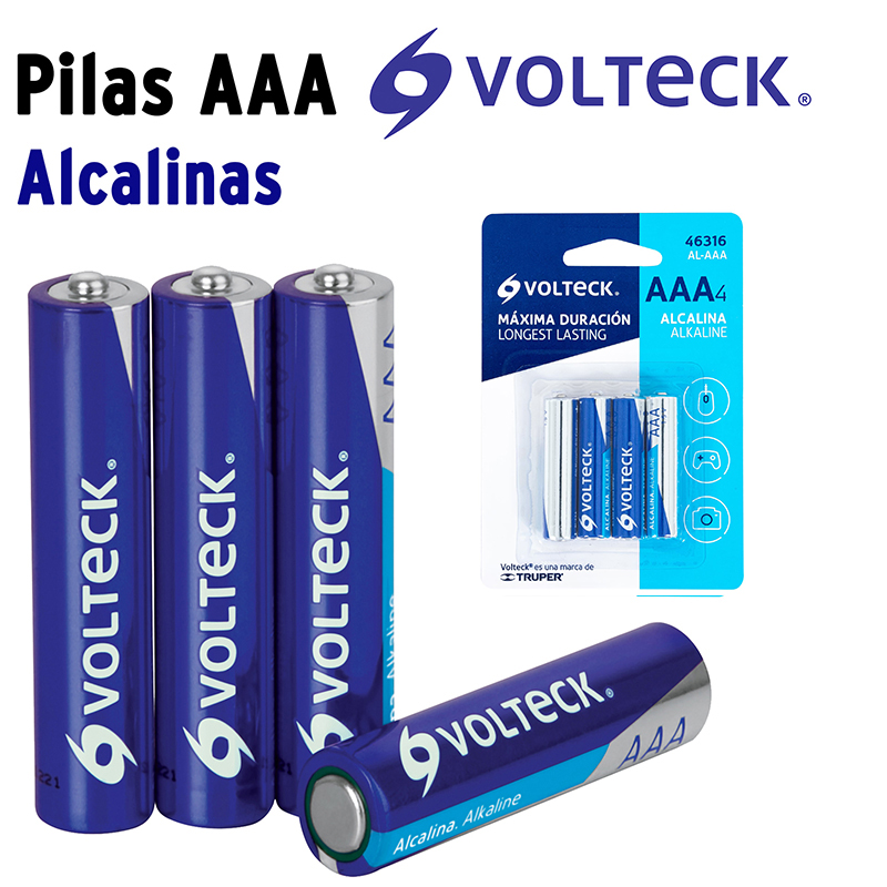 PILA VOLTECK ALCALINA 1.5V (AAA) X1UND
