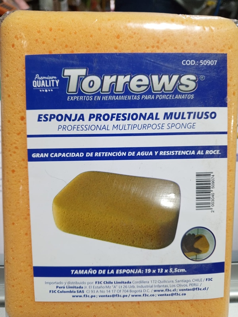 ESPONJA PROFESIONAL MULTIUSO TORREWS F3C