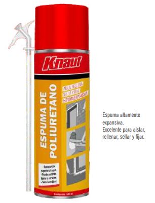 ESPUMA DE POLIURETANO 500ML KNAUFF	