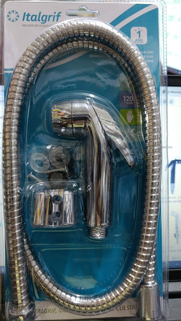 DUCHA TELEFONO BIDET ABS INOX ITALGRIF GR610500