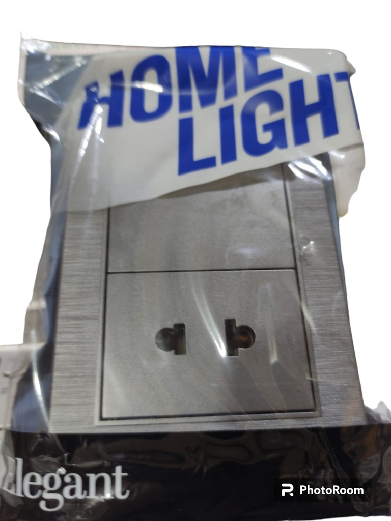 TOMA MIXTA GRIS ELEGANT HOME LIGHT NUEVO