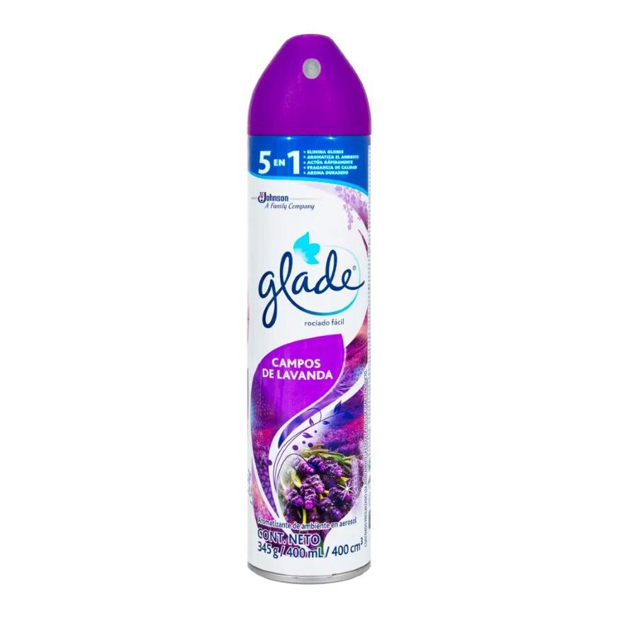 GLADE COMPOS DE LAVANDA 400mL 5 en 1
