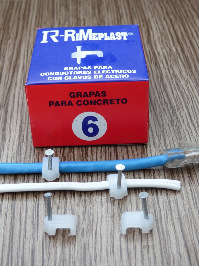 GRAPA PARA CABLE 6MM X DOC REMIPLAST