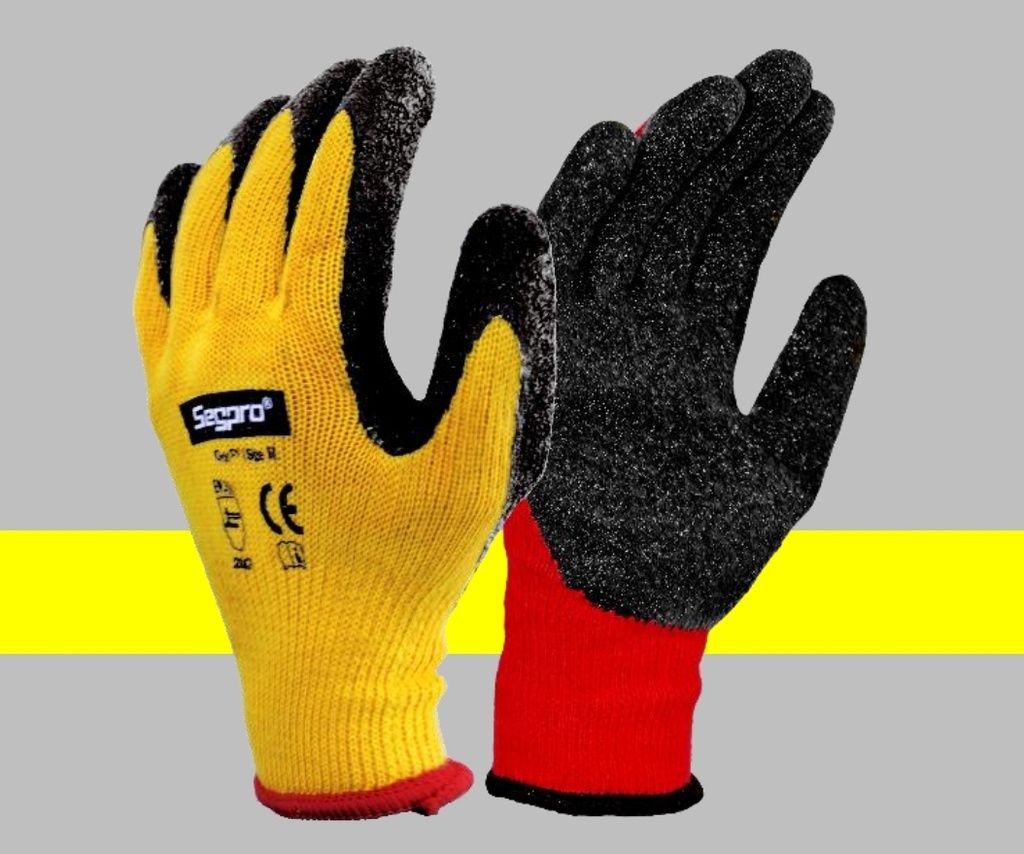 GUANTES DE GOMA DE TELA SESPRO