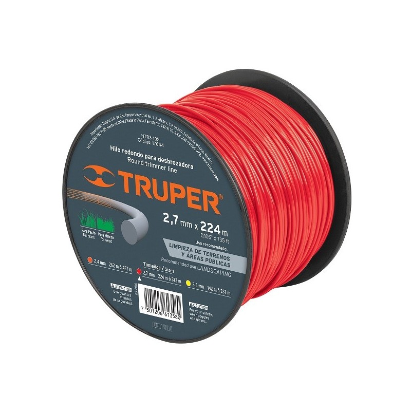 HILO PARA 2.7 MM GRAS XMETRO TRUPER