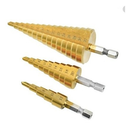 JUEGO BROCA METAL ESCALONADA 3PS UYUSTOOLS