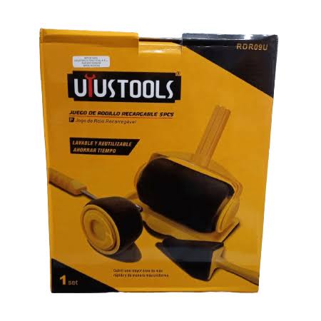 JUEGO RODILLO RECARGABLE 5PCS1L 9" UYUSTOOLS RDR09U