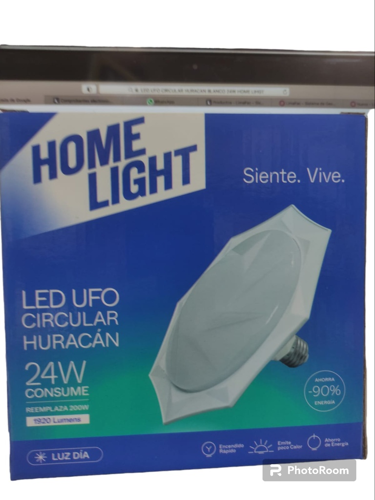 LED UFO HURACAN BLANCO 24W HOME LIHGT