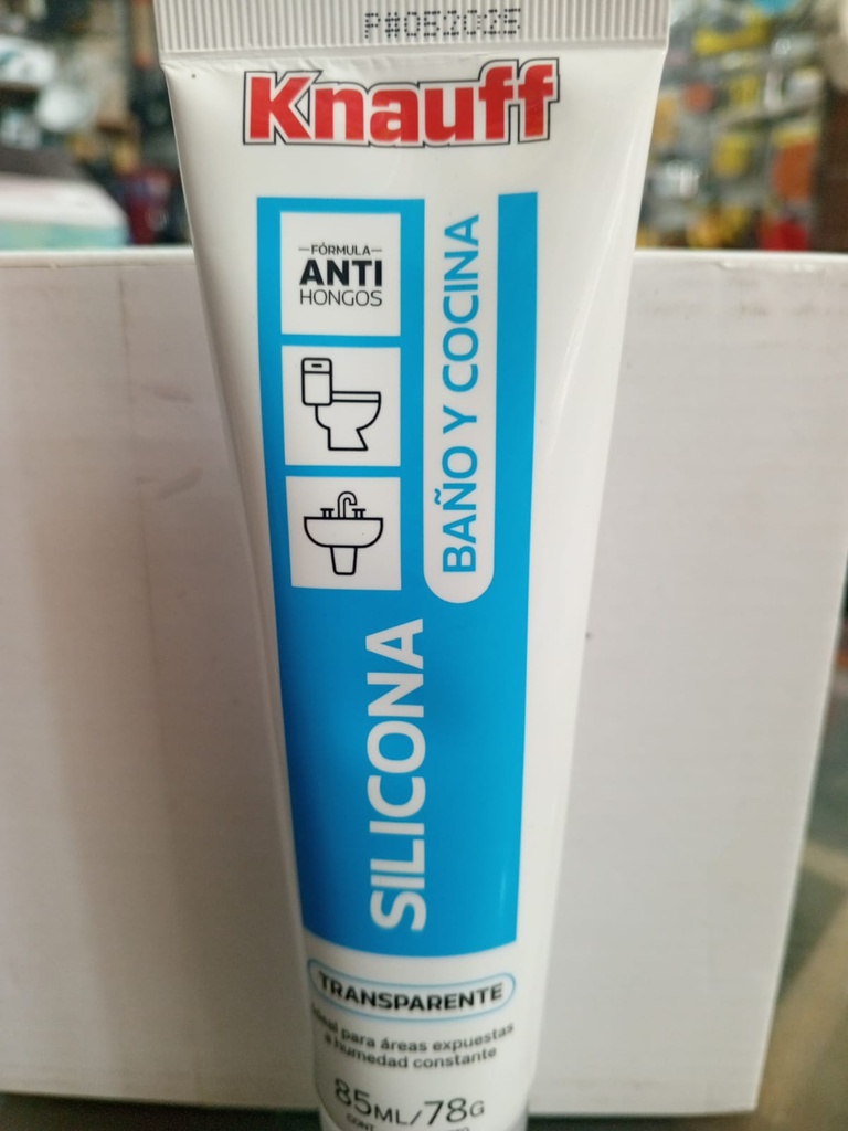 SILICONA TRANSPARENTE KNAUF BAÑOS Y COCINAS 85ML