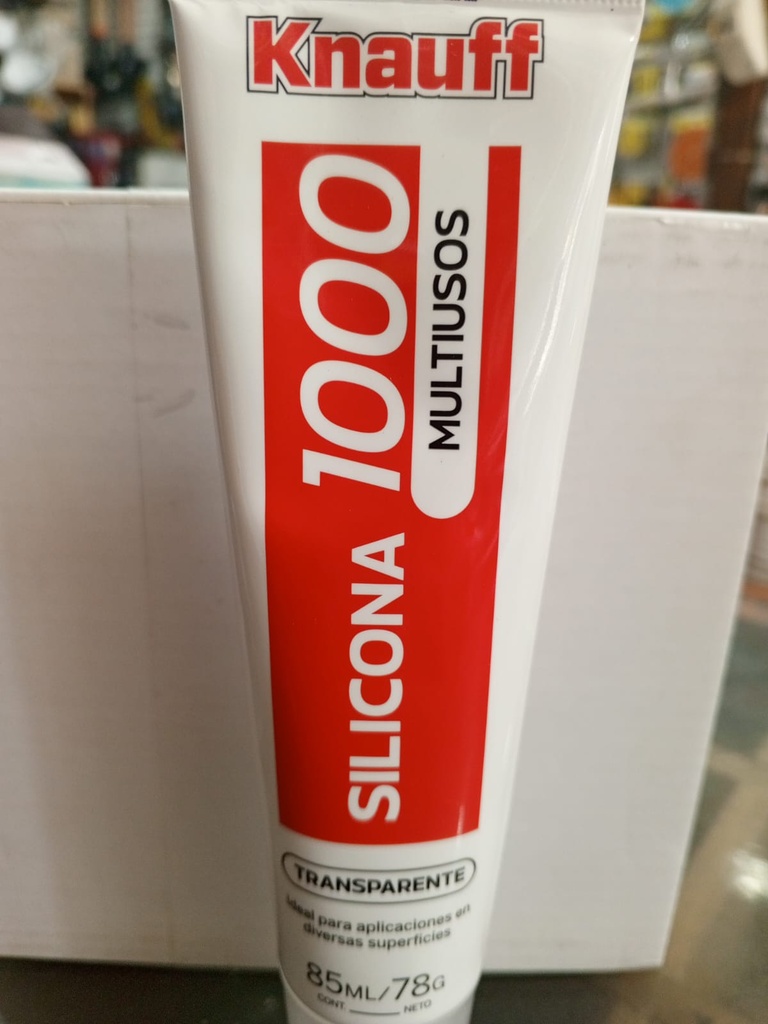 SILICONA TRANSPARENTE MULTIUSO 78G KNAUFF