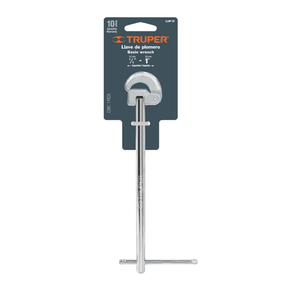 LLAVE TRUPER DE PLOMERO GASFITERO 12874
