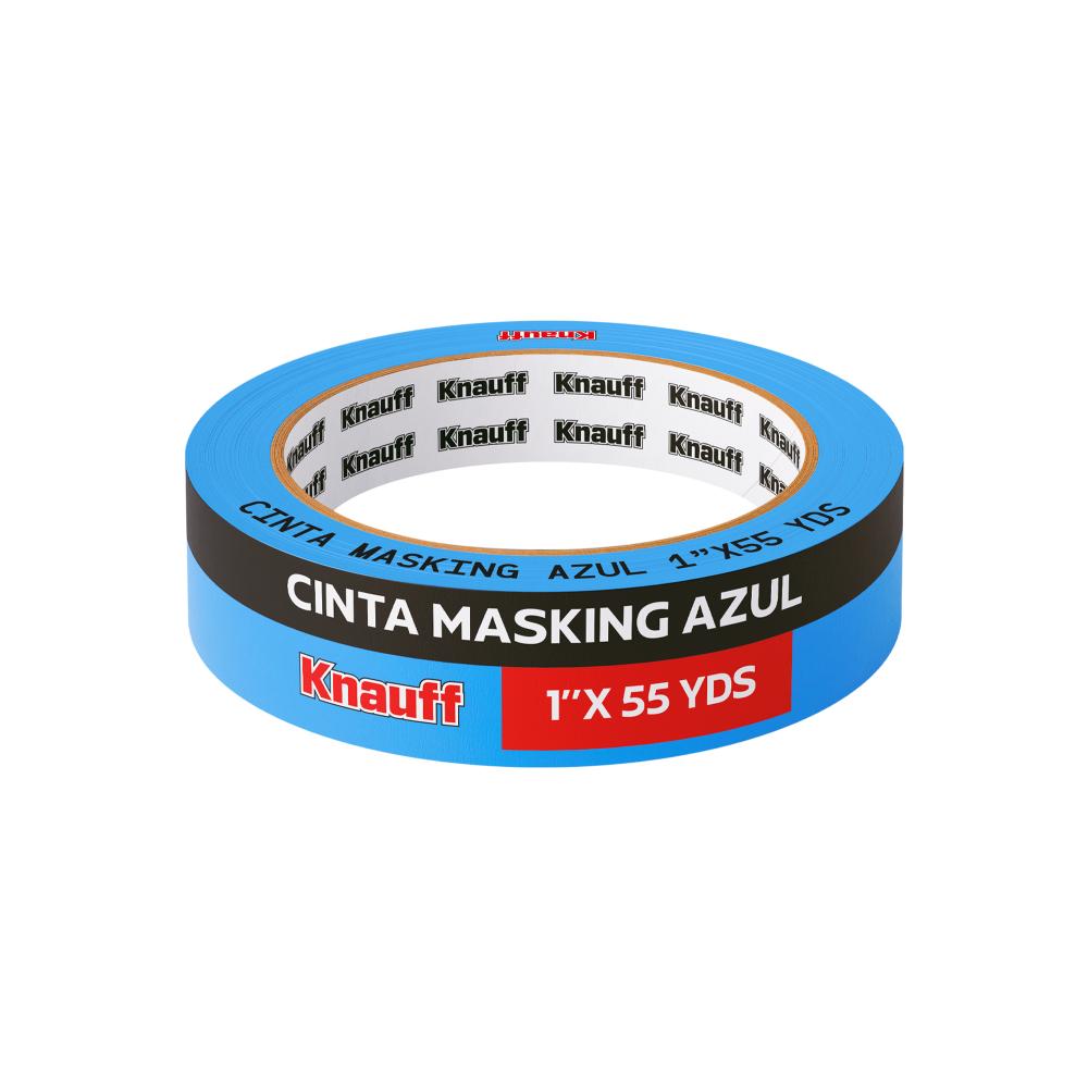 MASKING TAPE AZUL 1" X 40 YARDAS KNAUFF