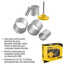 SIERRA COPAS P/MAYOLICA JUEGO 7PS UYUSTOOLS SEO207