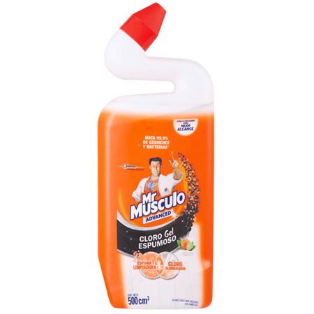 MISTER MUSCULO CLORO GEL ESPUMOSO 500ML