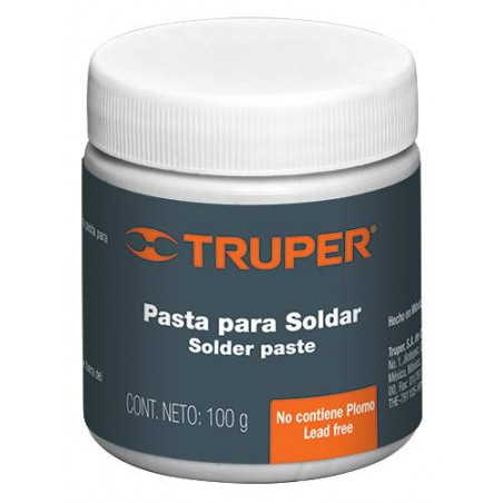 PASTA PARA SOLDAR 100G PARA ESTAÑO TRUPER 19338