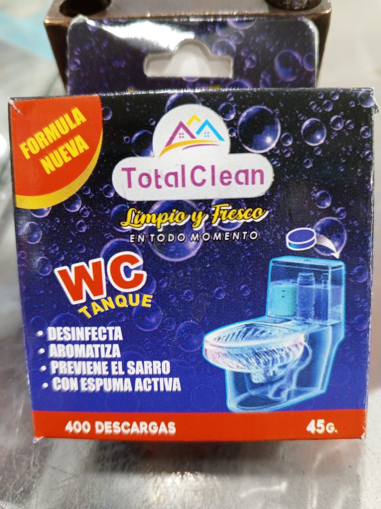 PASTILLA PARA TANQUE 1 PASTILLAS TOTAL CLEAN