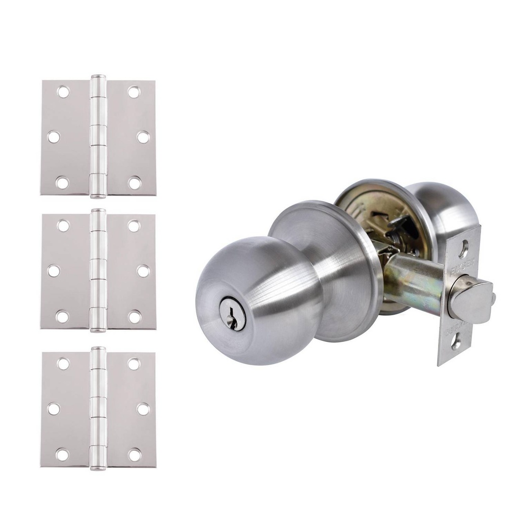 PERILLA FORTE DORM ACERO INOX + BISAGRA 3X3 BLISTER