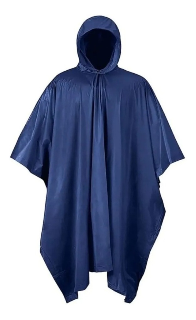 PONCHO PARA LLUVIA 50" X 100" AZUL TOTAL