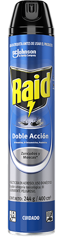 RAID DOBLE ACCION ZANCUDOS Y MOSCAS 360ML 313694