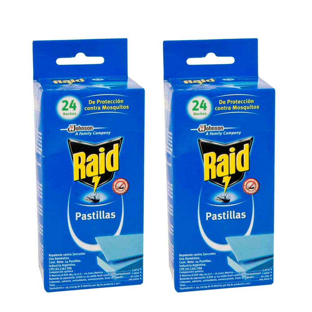 RAID PASTILLAS REPUESTO 24 NOCHES SANCUDO