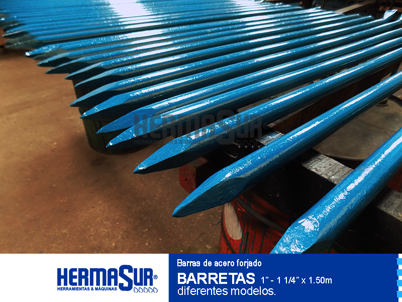 BARRETA LISA 1.1/4'' X 1.8MT