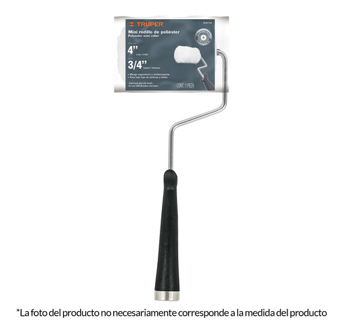 RODILLO TRUPER 4'' 3/4'' PROFECIONAL
