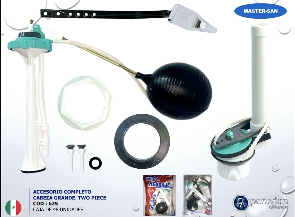 ACCESORIO MASTER SAN 7/8 P/INODORO