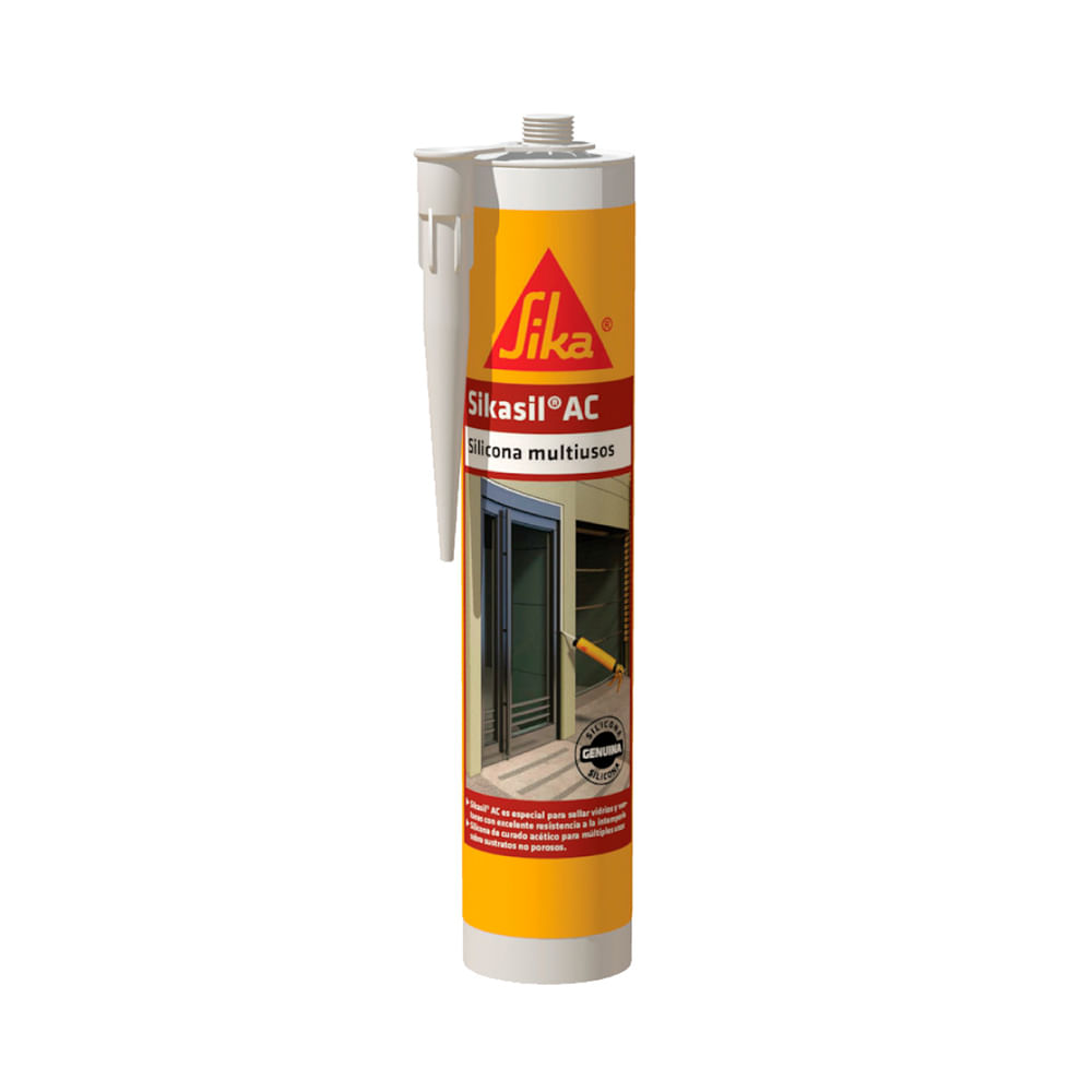 SIKASIL AC TRANSPARENTE MULTIUSOS 280ML
