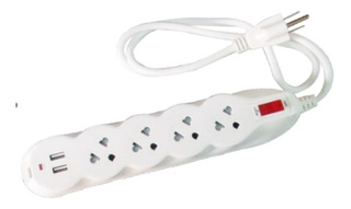 SUPRESOR DE PICOS 3MTS C/USB HOME LIGHT DELUXE