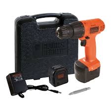 TALADRO BLACK & DECKER ATORNILLADOR INALAMBRICO 12V 3/8 + MALETA