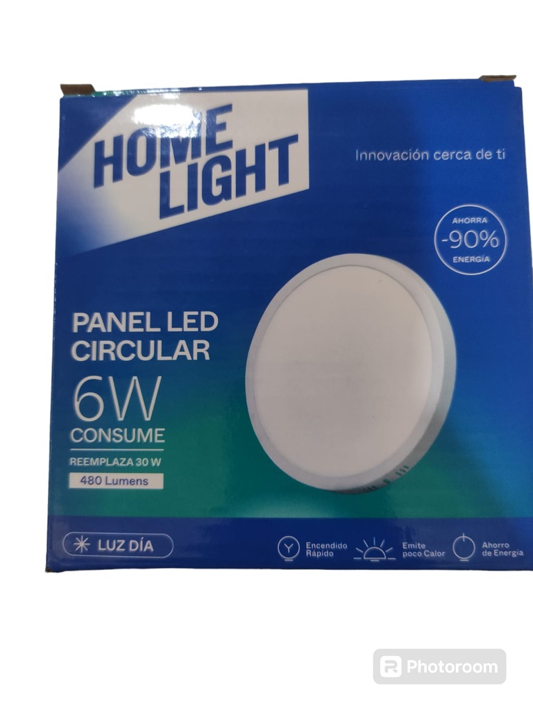 PANEL LED 6W ADOSABLE REDONDO HOME LIGHT