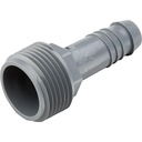 ADAPTADOR CONECTOR MACHO TRUPER PARA MANGUERA 3/4 A 1/2