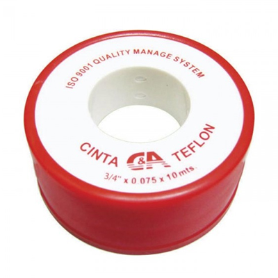 TEFLON ROJO 1''